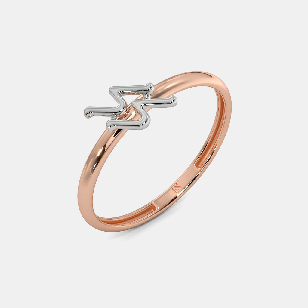 The Sila Aquarius Zodiac Ring