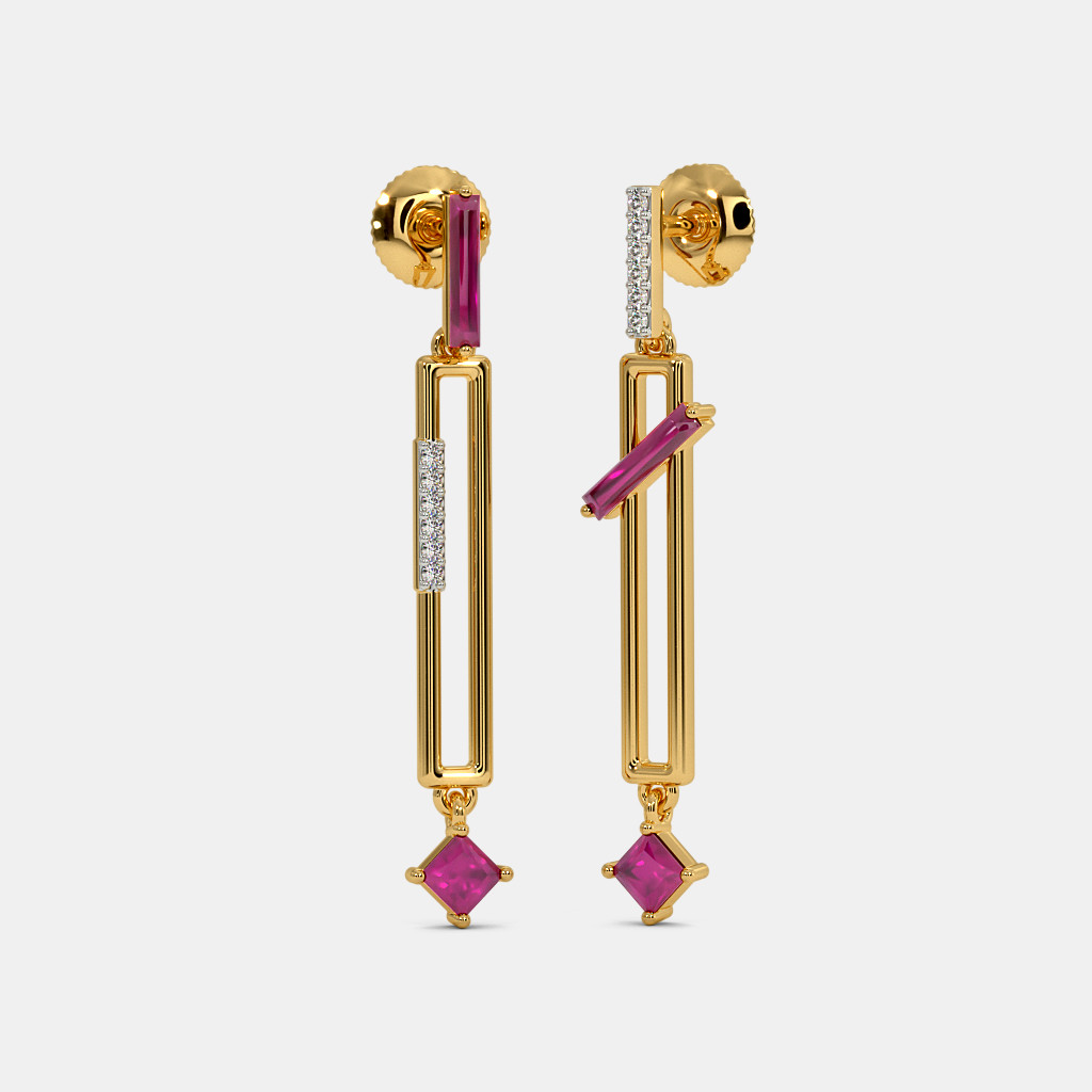 The lovanna Mismatch Drop Earrings