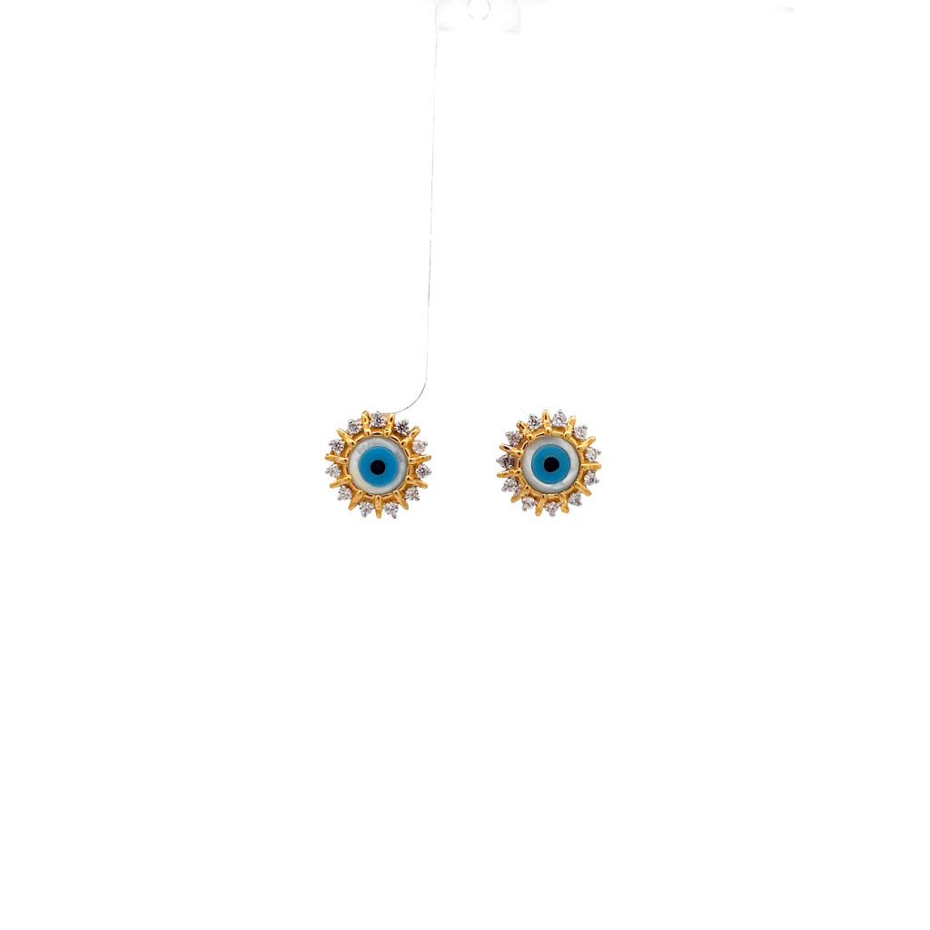 The Eveline Evil Eye Stud Earrings