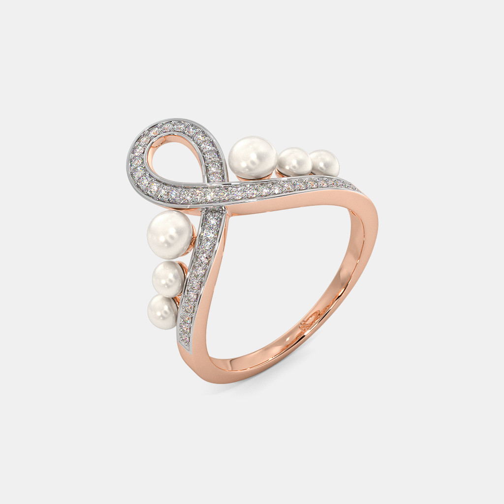 The Mesmeric Chevron Ring