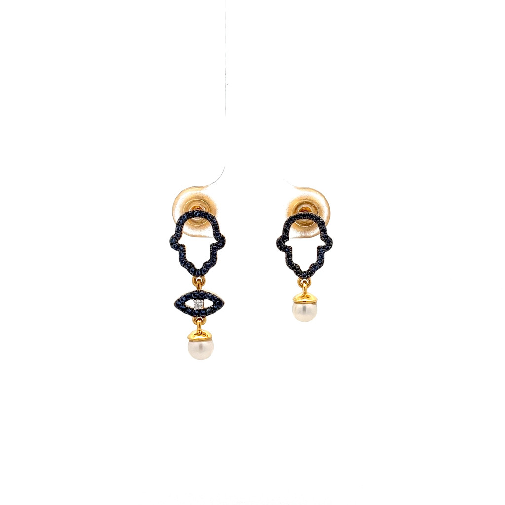 The Braki Evil Eye Mismatch Earrings