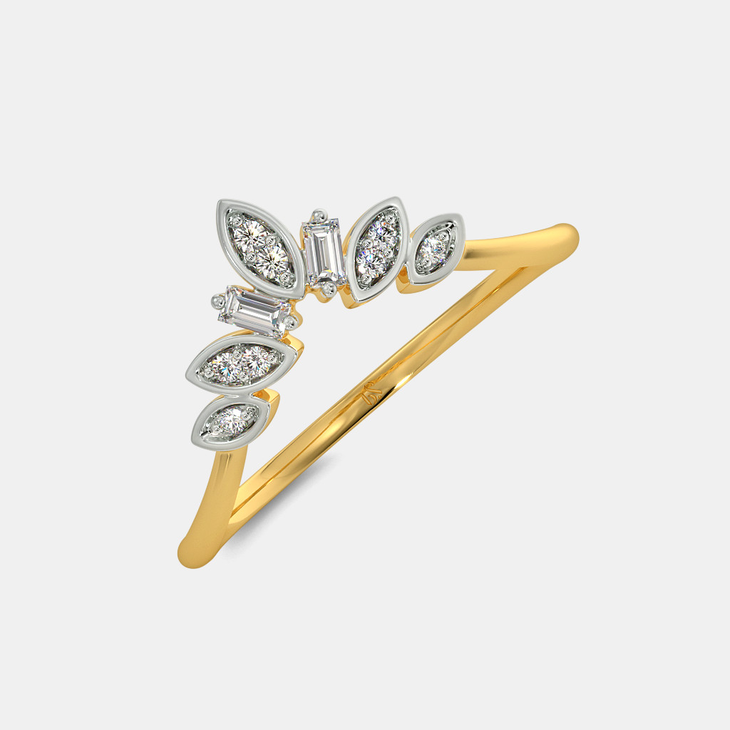 The Delise Chevron Ring