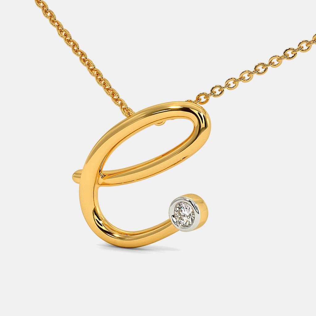 The Cursive E Necklace