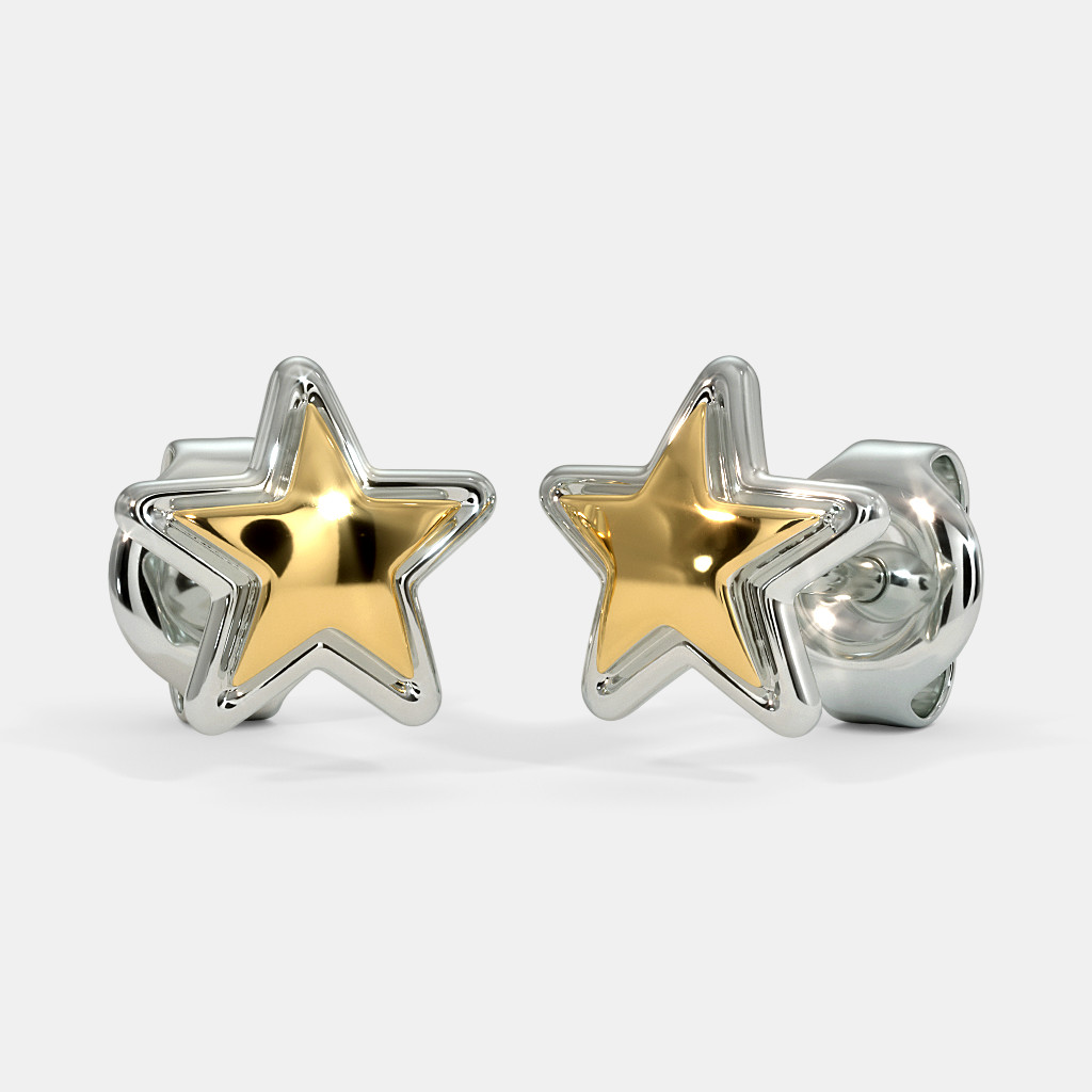 The Shinny Star Kids Stud Earrings