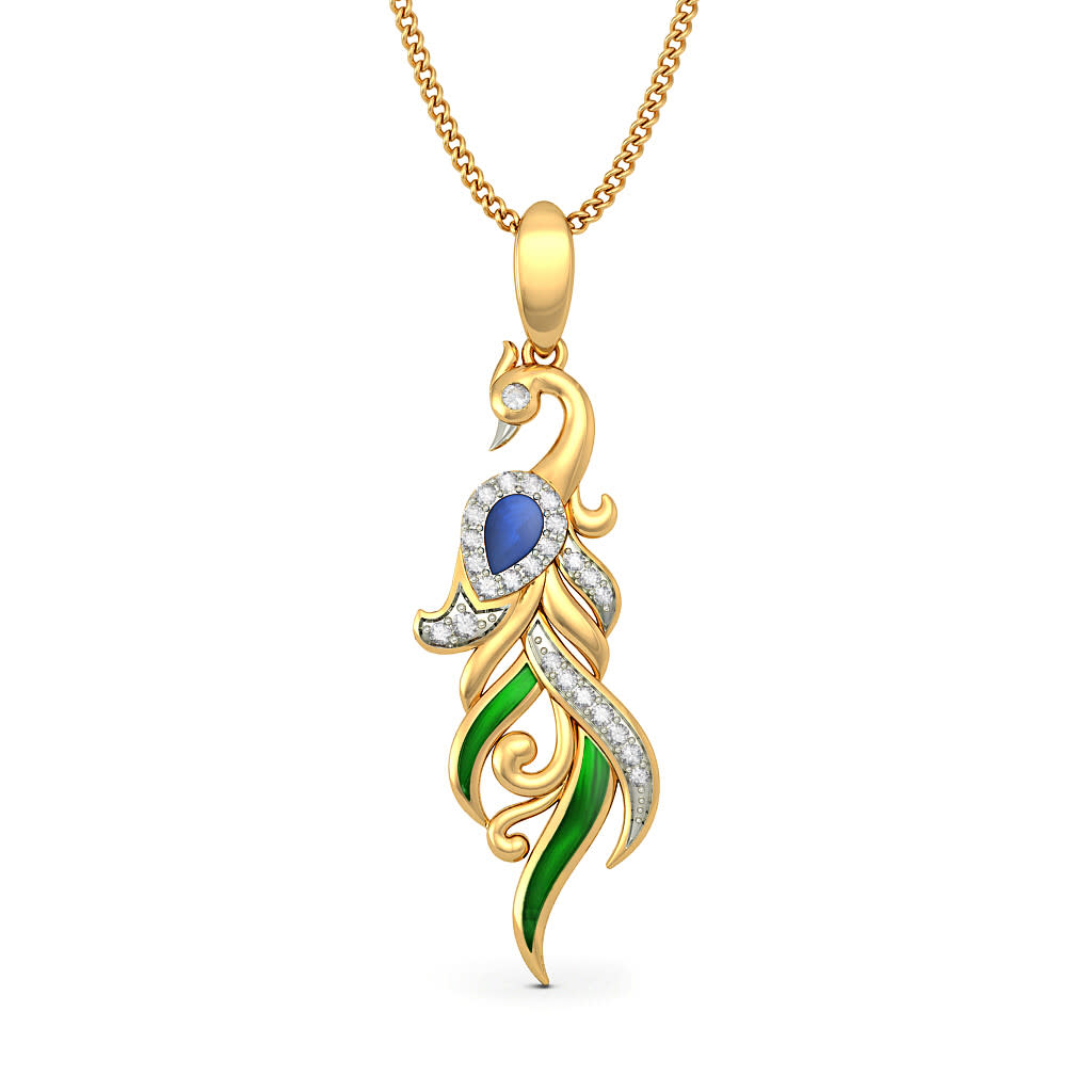 The Exotic Feather Pendant