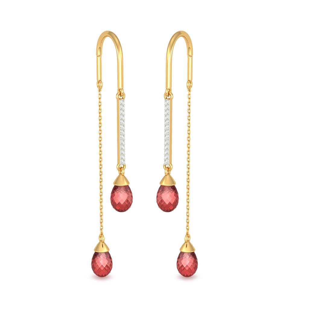 The Slender Russet Earrings