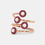 The Beryl Spiral Ring - thumb 4