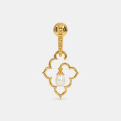 The Merina J Hoop Drop Earrings - thumb 3