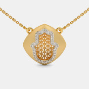 The Masha Hamsa Necklace - thumb 3