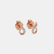 The Zuly Multi Pierced Stud Earrings - thumb 3