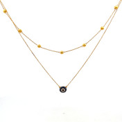 The Amalina Evil Eye Layered Necklace - thumb 4