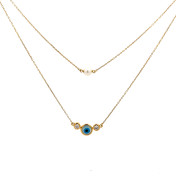 The Serenith Evil Eye Layered Necklace - thumb 1
