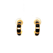 The Quensh J Hoop Earrings - thumb 2