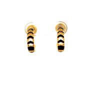 The Ramcen J Hoop Earrings - thumb 2