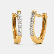 The Handan Huggie Earrings - thumb 1