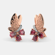 The Sara Butterfly Stud Earrings - thumb 1