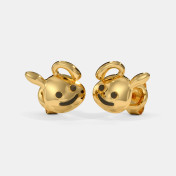 The Cute Bunny Kids Stud Earrings - thumb 1