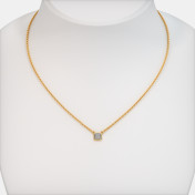 The Iola Pave Necklace - thumb 2