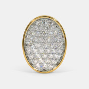 The Valente Pave Stud Earrings - thumb 3