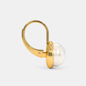 The Baggy Pearl Hoop Earrings - thumb 6