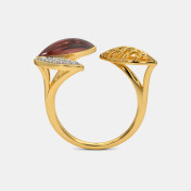 The Scatterred Pad Top Open Ring - thumb 6