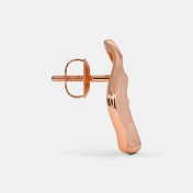 The Crinkle Stud Earrings - thumb 6