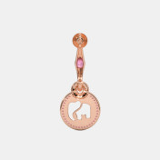 The Kunjarah Coin J Hoop Earrings - thumb 4