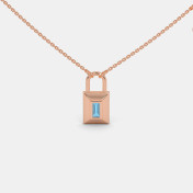 The Abilene Lock Necklace - thumb 3