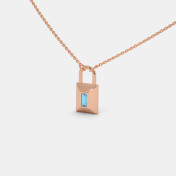The Abilene Lock Necklace - thumb 1