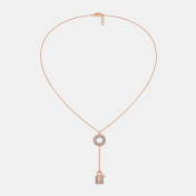 The Abrina Lock Necklace - thumb 4