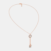 The Abrina Lock Necklace - thumb 5
