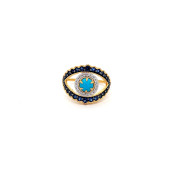 The Mikaela Evil Eye Ring - thumb 1