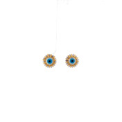 The Eveline Evil Eye Stud Earrings - thumb 2
