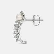 The Lovelyn J Hoops Earrings - thumb 4
