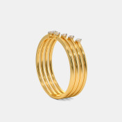 The Anemone Chevron Ring - thumb 7