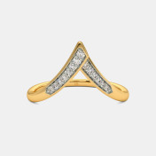 The Carla Chevron Ring - thumb 8