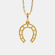 The Horseshoe Charm Pendant - thumb 4