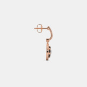 The Alurea Mangalsutra J Hoop Earrings - thumb 5