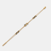 The Leesha Infinity Mangalsutra Bracelet - thumb 4