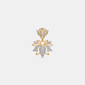 The White Lily Stud Earrings - thumb 3