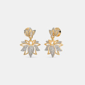 The White Lily Stud Earrings - thumb 1