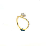 The Dereva Solitaire Couple Band For Her - thumb 4