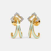 The Gilamore J Hoop Earrings - thumb 1