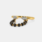 The Saavni Mangalsutra Top Open Ring - thumb 4