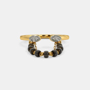 The Saavni Mangalsutra Top Open Ring - thumb 8