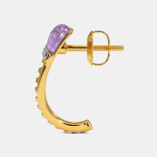 The Phyllis J Hoop Earrings - thumb 4
