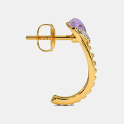 The Phyllis J Hoop Earrings - thumb 6