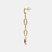 The Elvina Drop Earrings - thumb 4
