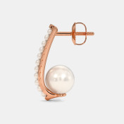 The Dariana J Hoop Earrings - thumb 4