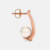 The Dariana J Hoop Earrings - thumb 6